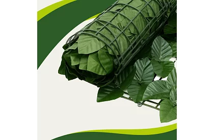 Sztuczna żywopłot 100 x 300 cm – bluszcz