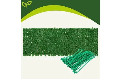 Sztuczna żywopłot 100 x 300 cm – bluszcz