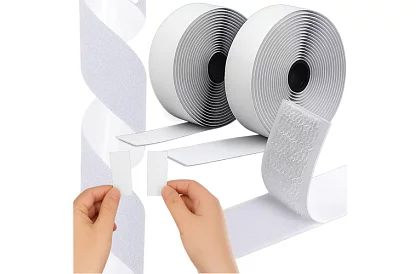 Samoprzylepny rzep 2,5 x 500 cm – biały