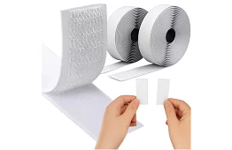 Samoprzylepny rzep 2,5 x 500 cm – biały