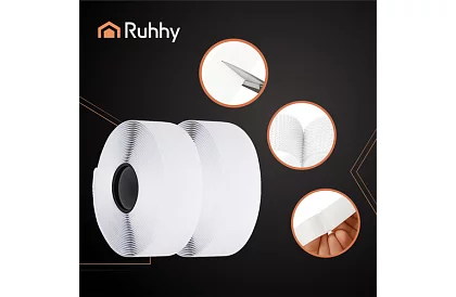 Samoprzylepny rzep 5 x 500 cm – biały