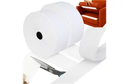 Samoprzylepny rzep 5 x 500 cm – biały