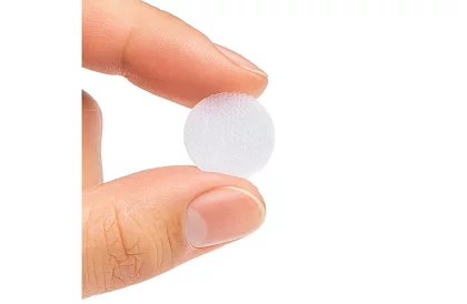 Samoprzylepny rzep – kółka 18 mm, 500 sztuk, biały