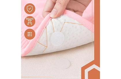 Samoprzylepny rzep – kółka 18 mm, 500 sztuk, biały