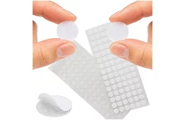 Samoprzylepny rzep – kółka 18 mm, 500 sztuk, biały