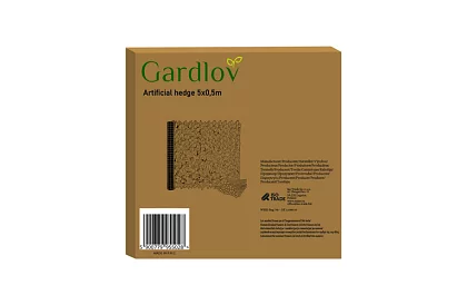 Sztuczna żywopłot 50 x 500 cm – bluszcz