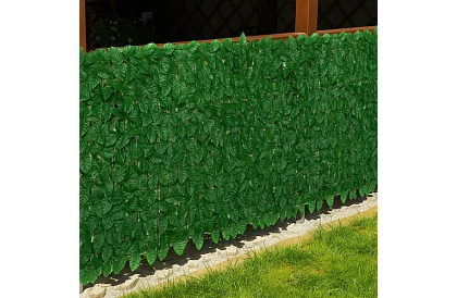 Sztuczna żywopłot 50 x 500 cm – bluszcz