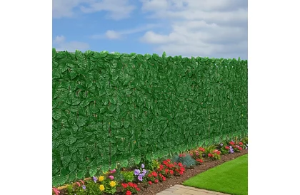 Sztuczna żywopłot 50 x 500 cm – bluszcz