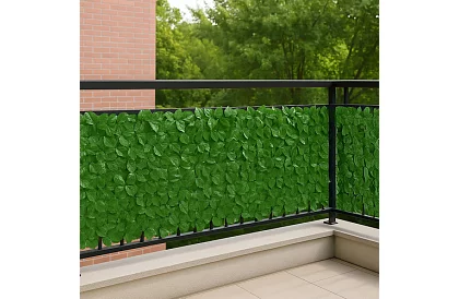 Sztuczna żywopłot 50 x 500 cm – bluszcz