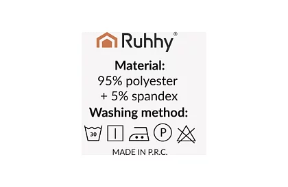 Uniwersalne pokrowce na krzesła – 6 sztuk – Ciemnoszary