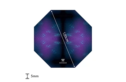 Ochronna podkładka do gier DUNMOON pod krzesło – Hexagon