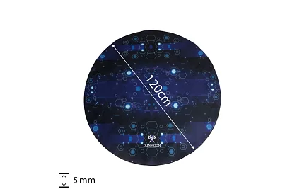 Ochronna mata do gier DUNMOON pod krzesło – Okrągła