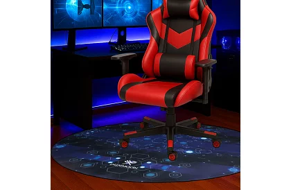 Ochronna mata do gier DUNMOON pod krzesło – Okrągła