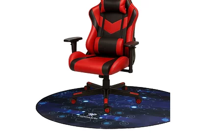 Ochronna mata do gier DUNMOON pod krzesło – Okrągła