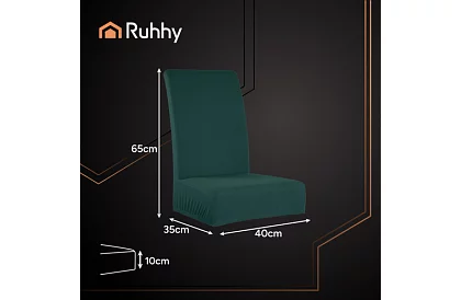 Uniwersalne pokrowce na krzesła – 6 sztuk – Zielony