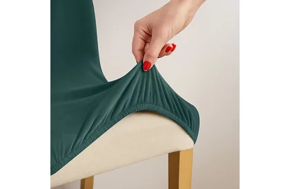 Uniwersalne pokrowce na krzesła – 6 sztuk – Zielony