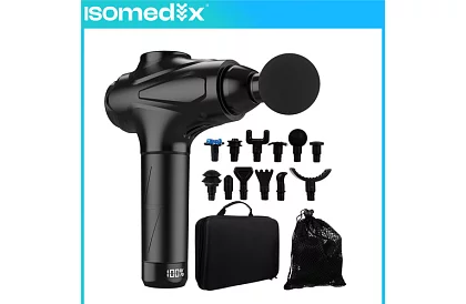 Pistole do masażu do rozluźniania mięśni + 12 końcówek