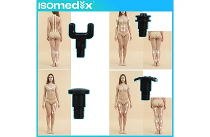 Pistole do masażu do rozluźniania mięśni + 12 końcówek