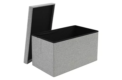 Siedzisko z tkaniny składane 60 × 30 × 30 cm – szare