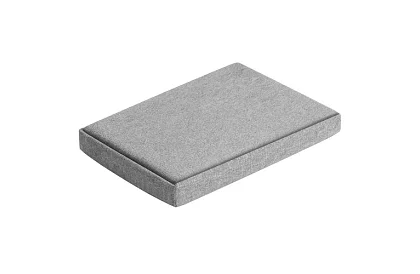 Siedzisko z tkaniny składane 60 × 30 × 30 cm – szare