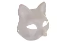 Maski kocie na karnawał 10 sztuk – zestaw DIY do malowania