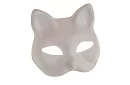 Maski kocie na karnawał 10 sztuk – zestaw DIY do malowania