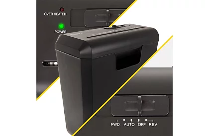 Niszczyarka do papieru 6 arkuszy A4 - 10 litrów