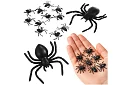 Plastikowe pająki – Dekoracja Halloweenowa, 10 sztuk
