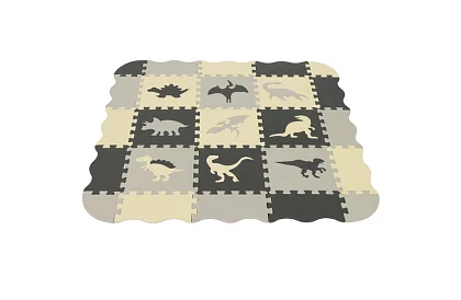 Piankowa mata do układania puzzli - 106 × 106 cm