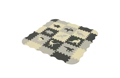 Piankowa mata do układania puzzli - 106 × 106 cm