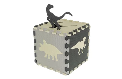 Piankowa mata do układania puzzli - 106 × 106 cm