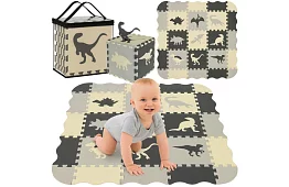 Piankowa mata do układania puzzli - 106 × 106 cm