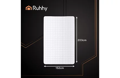 Podgrzewana mata grzewcza dla dwóch 203 × 152 cm – dwustrefowa