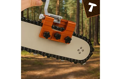 Szlifierka – ręczne ostrzenie zębów piły łańcuchowej