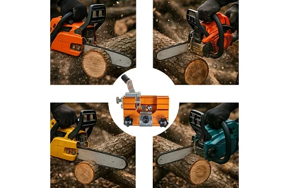 Szlifierka – ręczne ostrzenie zębów piły łańcuchowej