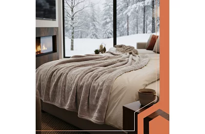 Grzejna kołdra elektryczna 180 × 130 cm - beżowa, 10 trybów + pilot zdalnego sterowania