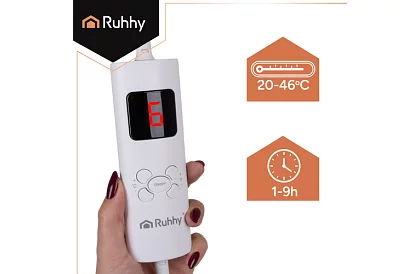 Podgrzewana koc elektryczny 180 × 130 cm, 6 trybów + pilot zdalnego sterowania