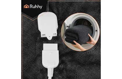 Podgrzewana koc elektryczny 180 × 130 cm, 6 trybów + pilot zdalnego sterowania