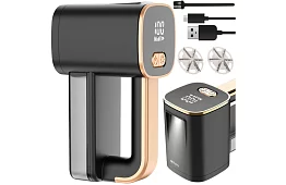 Akumulatorowy golarka do tkanin z wyświetlaczem LCD