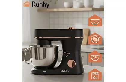 Robot kuchenny z podgrzewaną misą 5,7 l – 2300 W + akcesoria