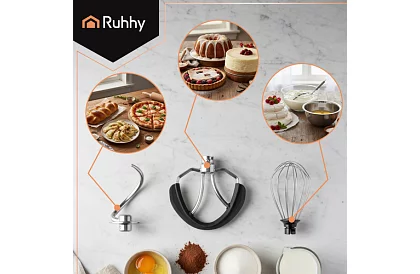 Robot kuchenny z podgrzewaną misą i wagą 5,5 l – 2300 W + akcesoria