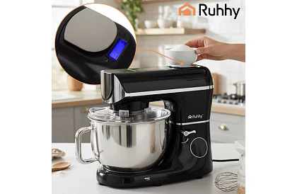 Robot kuchenny z podgrzewaną misą i wagą 5,5 l – 2300 W + akcesoria