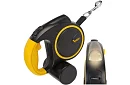 Flexi smycz dla psów z latarką LED - 5 m - 10 - 25 kg