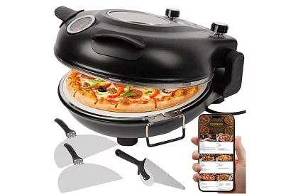 Piec do pizzy domowy z kamieniem – 1200 W