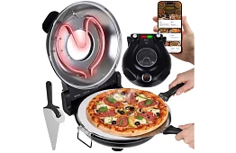 Piec do pizzy domowy z kamieniem – 1200 W