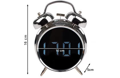 LCD budzik w retro designie