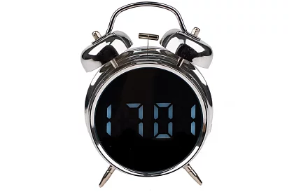 LCD budzik w retro designie