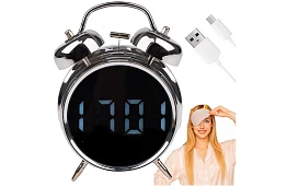 LCD budzik w retro designie