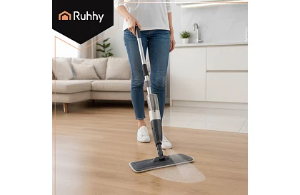 Mop z mikrofibry z rozpylaczem 41 cm, zbiornik 600 ml + 2 ściereczki