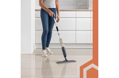 Mop z mikrofibry z rozpylaczem 41 cm, zbiornik 600 ml + 2 ściereczki